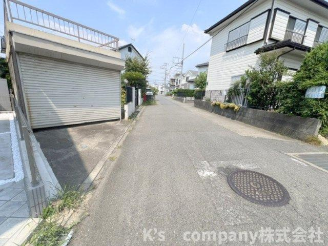 ◎茅ヶ崎市室田3丁目　新築戸建　2号棟の前面道路含む現地写真|前面道路の様子です◇