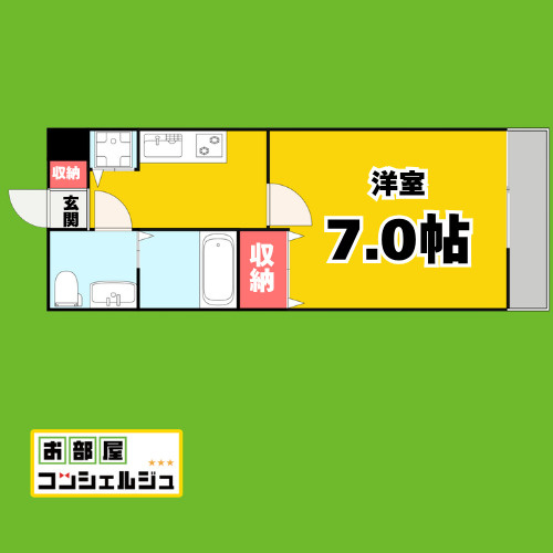 ルセント新瑞橋の間取り