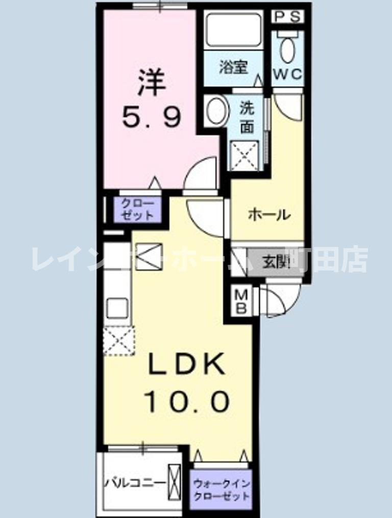 セピア　コート※初期費用分割あと払いサービス利用可能物件の間取り