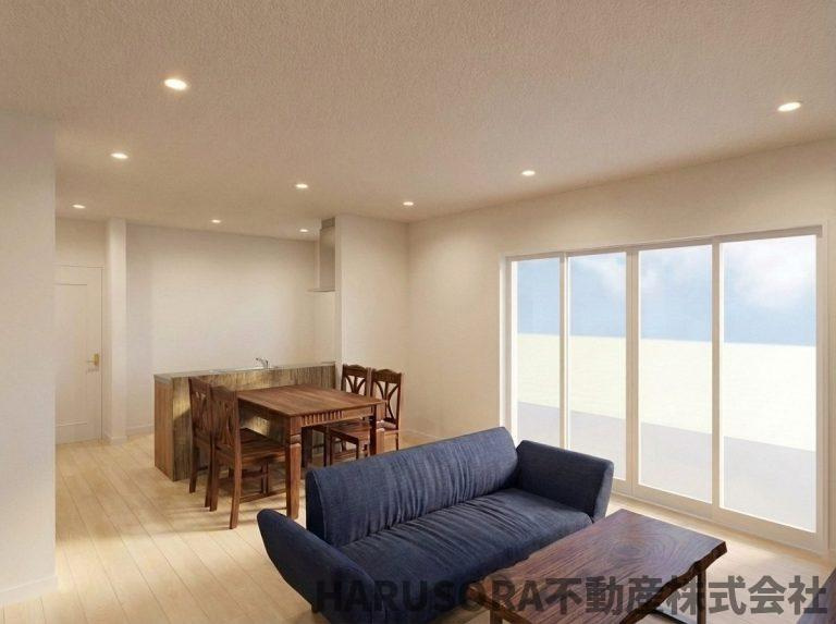枚方市松丘町　2階建の居間・リビング