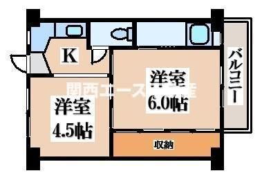 【間取り】 | ビレッジハウス水口