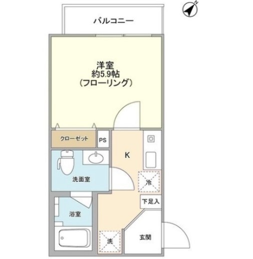 【間取り】 | サンレイ市ヶ谷