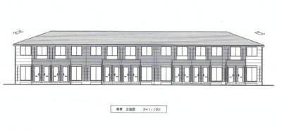 【外観パース】 | 見沼区七里アパート新築工事