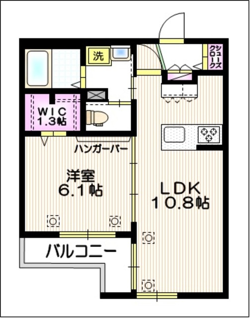 ルオターレ浦和常盤の間取り