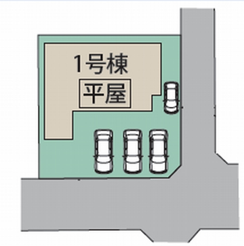 【区画図】 | 【仲介手数料０円】相模原市南区麻溝台4丁目　新築平屋建て | 相模原市南区麻溝台4丁目　新築平屋建て