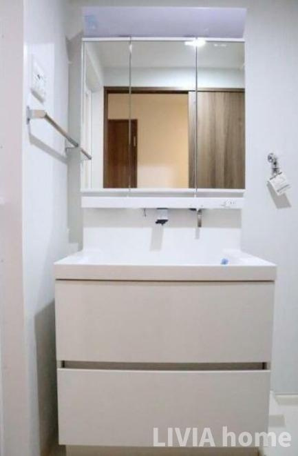 港区芝２丁目の賃貸マンションの独立洗面台