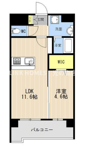 LIBTH　菊陽　２２７の間取り|同じタイプのお部屋の写真です。現況優先