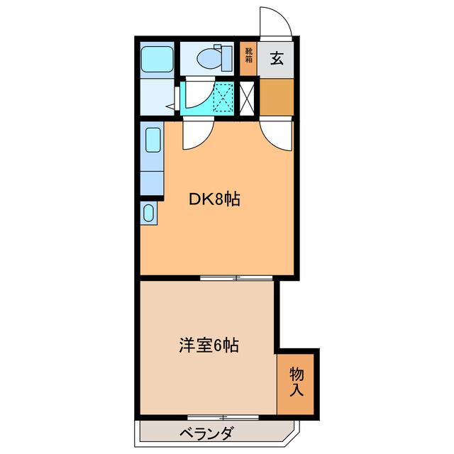コーポラスＮＡＯの間取り