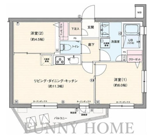 【間取り】 | ＧＥＮＯＶＩＡ三軒茶屋ｇｒｅｅｎｖｅｉｌ
