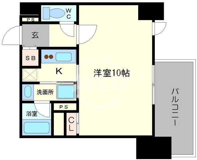 コンフォリア北浜の間取り|コンフォリア北浜 使い勝手の良い間取り