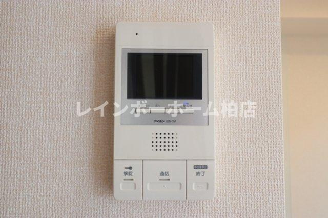 仲介手数料（賃料の1.10ヵ月）の50％OFF対象物件！のセキュリティ|モニター付きインターホンです