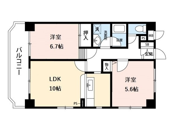 【間取り】 | グランデスト丸山台