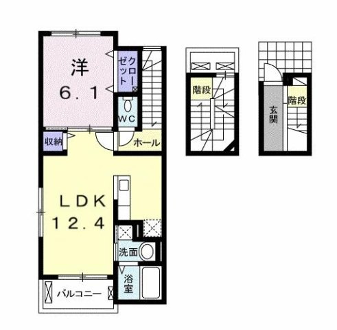 グラシオッソーレⅤの間取り