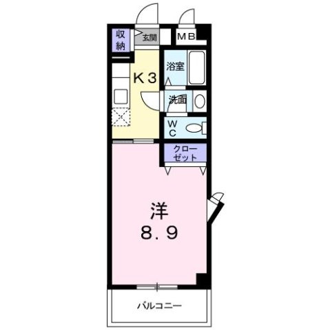 グラン・アルフル東雲の間取り