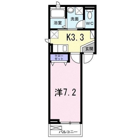 カーサ　プリートの間取り