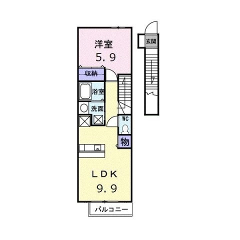 セトル梅林Ⅱの間取り