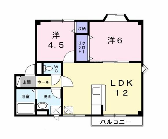ひまわりＡの間取り