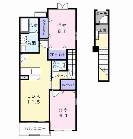 ラフィネの間取り