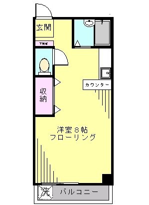 パインハイツ の間取り|間取りです。