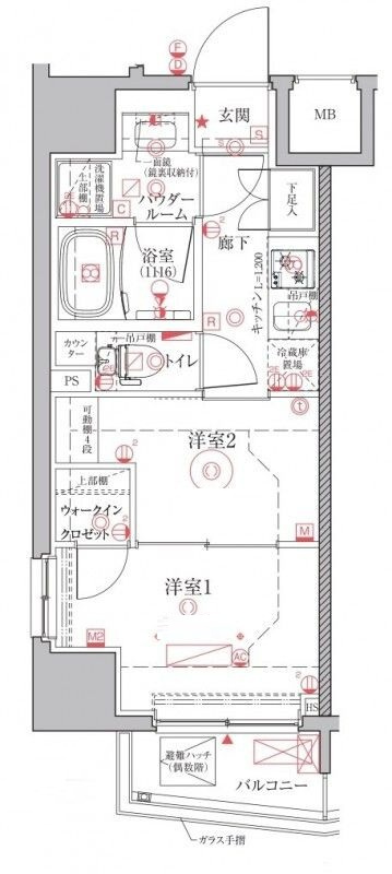 クレイシアIDZ上野の間取り|間取りです。