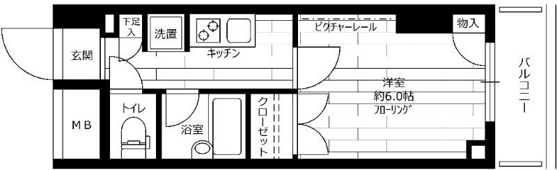 ステージファーストお茶の水女子大前の間取り|間取りです。
