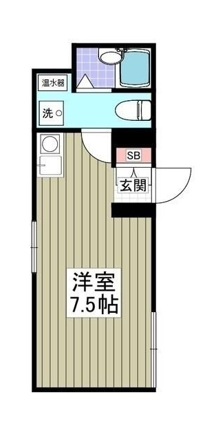ＣＯＣＯＦＬＡＴ　ＴＡＢＡＴＡⅠの間取り|間取りです。