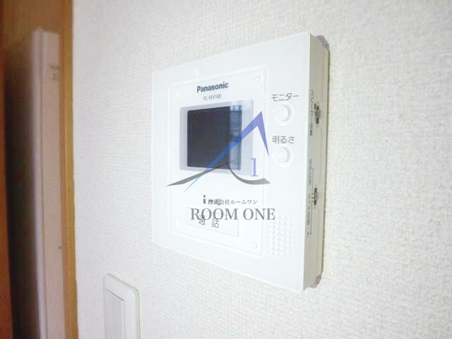 アスティオン竹園のセキュリティ|モニター付きインターホンです。