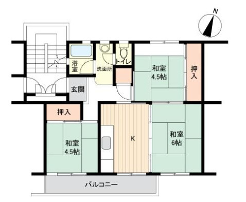 草加旭町団地17号棟