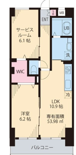 ソレアード茗荷谷の間取り|間取りです。