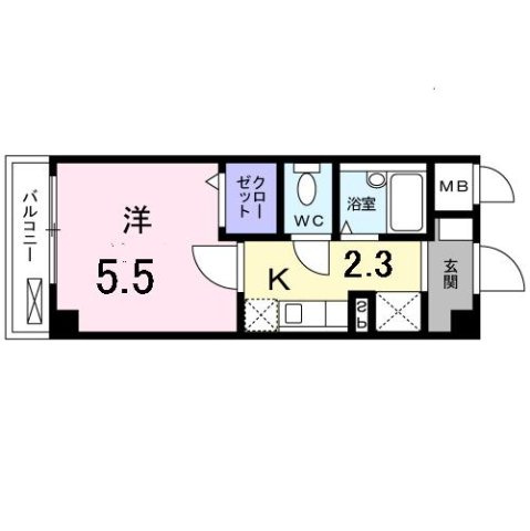ミニョン中央の間取り