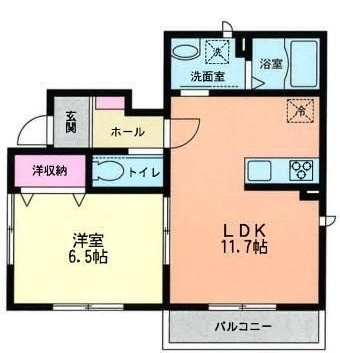 ミレナリオＳの間取り|間取りです。