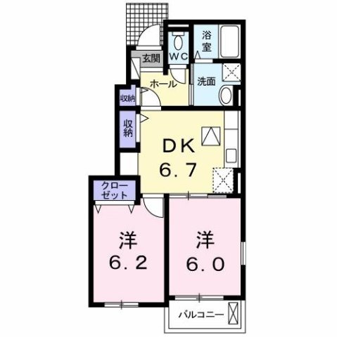 サニーレジデンスの間取り