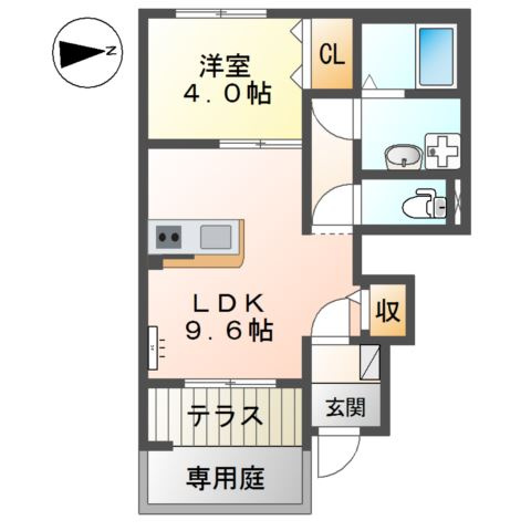 Medio Questo（メディオ　クエスト）の間取り