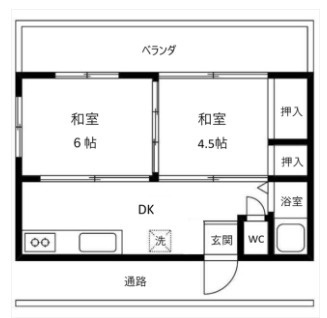 第三藤井荘の間取り