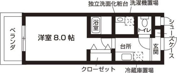 ラビグレイス武庫川ウエストの間取り