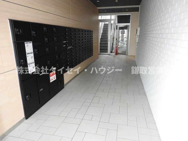 芝コーポ三号館のエントランス