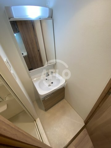プレサンス水都OKAWAの洗面所|プレサンス水都OKAWA　洗面脱衣所
