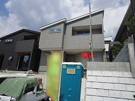 東区中山鏡が丘の前面道路含む現地写真