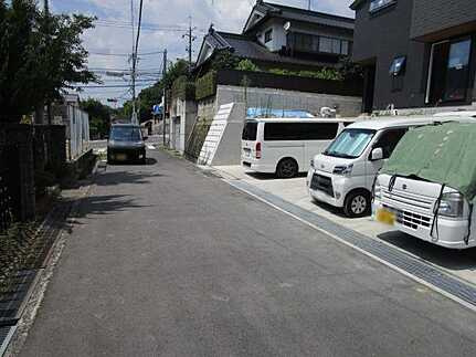 東区中山鏡が丘の前面道路含む現地写真