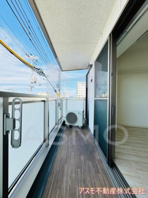 【バルコニー】 | クリア天王寺東 | 同マンション別部屋　参考写真