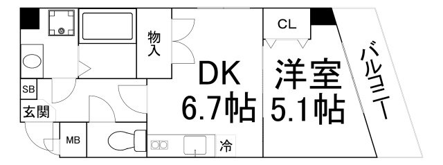 【間取り】 | クリア天王寺東