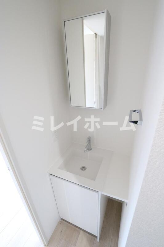 レジデンス平和島の洗面所