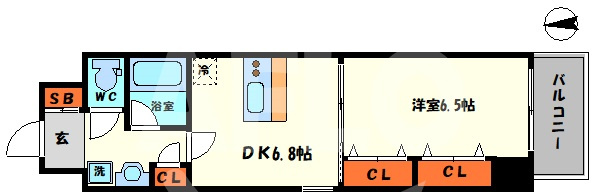 Br.天満橋の間取り|Br.天満橋　間取り