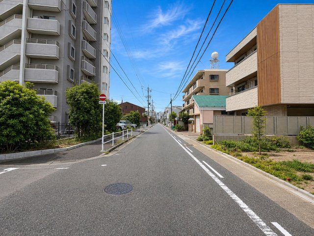 東区徳川二丁目土地の前面道路含む現地写真|前面道路①