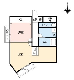 【間取り】 | 五反田ダイヤモンドマンション