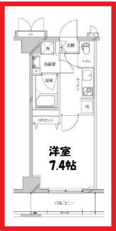【間取り】 | ライジングプレイス押上三番館