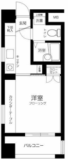 【間取り】 | バージュアル武蔵小杉 | 間取りです。