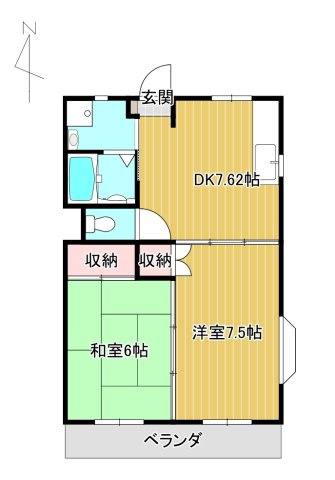 ビバリーコートくしまの間取り
