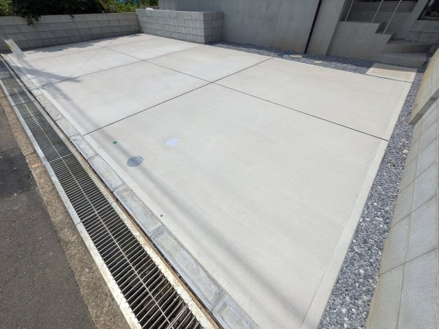 牛久市神谷　9期　新築戸建ての駐車場|駐車は４台可能です♪