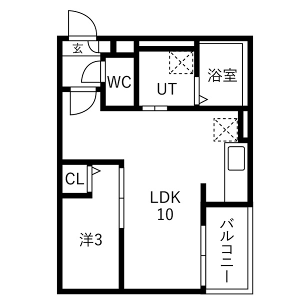 Jack saiwaiⅠの間取り